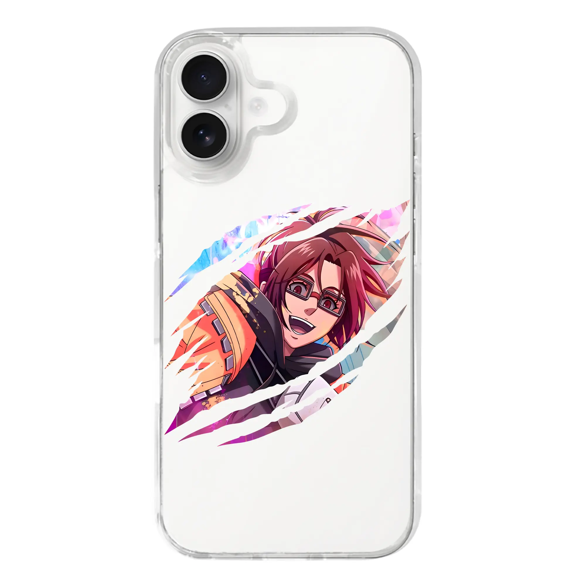 進撃の巨人 グッズ ハンジ・ゾエ - iPhone 17シリーズ 透明スマホケース – 薄型・耐衝撃・精密フィット保護カバー